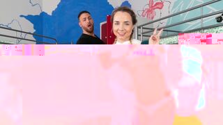 HORNYHOSTEL - Petite Step Sister Mona Blue Gets Her Ass Fucked By Her Big Bro