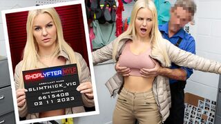 Blonde Milf Slimthick Vic Gets Deep Cavity Search And Sloppy Facial Cumshot - Shoplyfter Mylf