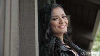Spanish Babe Viva Athena Sucks A Big Cock Before Riding It Like A Cowgirl!