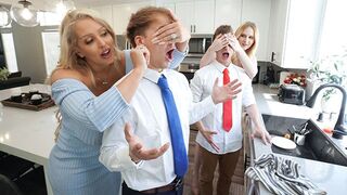 MomSwap - Sexy Blonde Milfs Spread Their Legs And Let Horny Studs Eat Their Mature Pussies